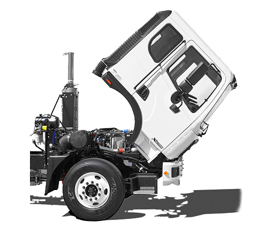 Autocar ACMD Engine Bay