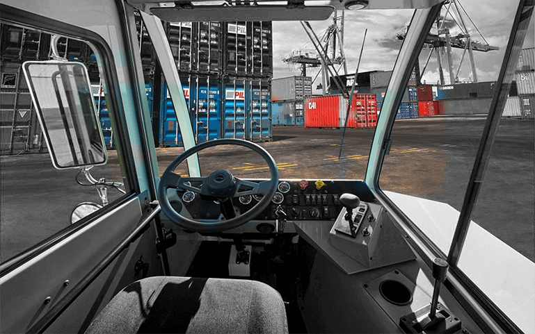 Autocar Terminal Tractor Interior